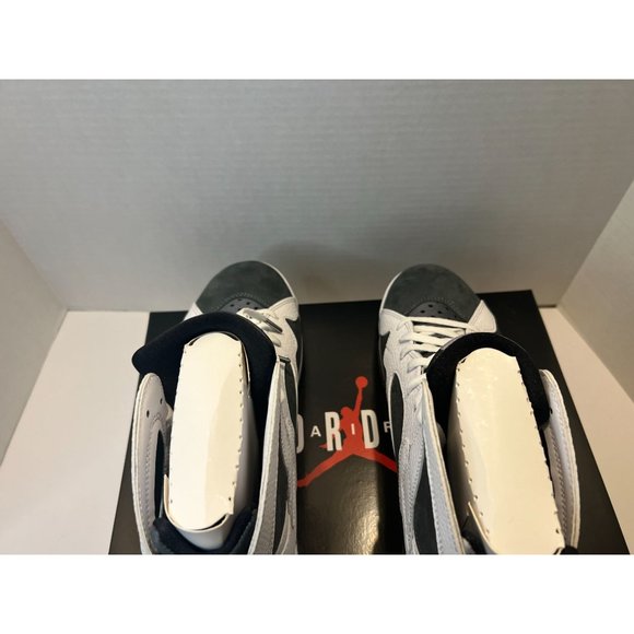 Nike Air Jordan Athletic M 9.5 / WMS 11 White/Varsity Purple Leather - Picture 7 of 7